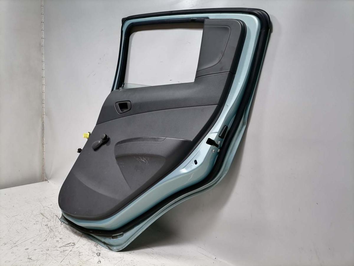 Chevrolet Spark original T&uuml;r hinten rechts GJS Ice Teal Rohbau Bj.2012